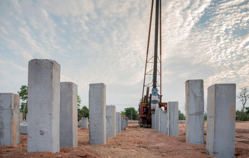 Pressed Concrete Pilings in League City, TX