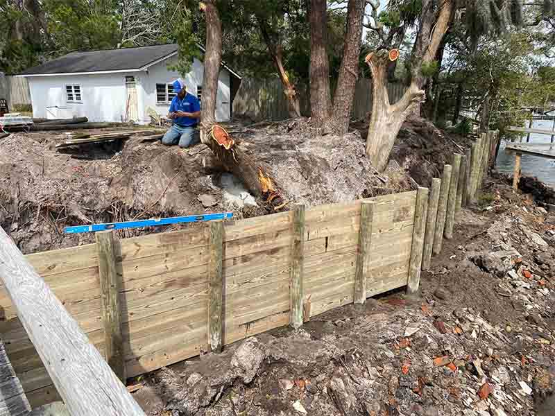 Seawall Repair in League City, TX