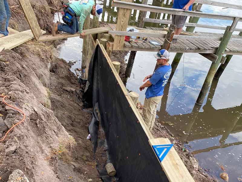 Seawall Repair in League City, TX
