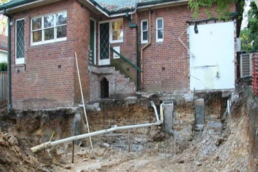 Slab Pier Installation in League City, TX